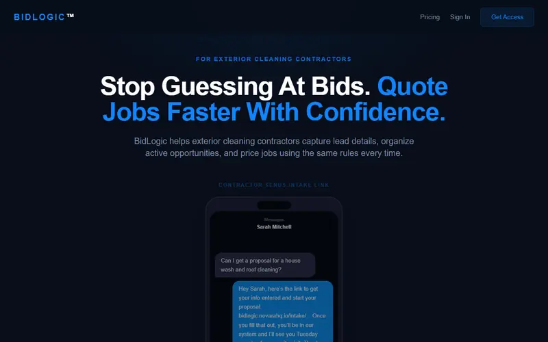 BidLogic — screenshot